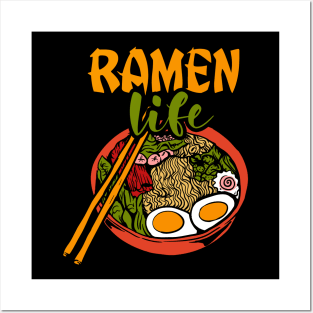 Ramen life Posters and Art